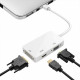 Convertisseur de Port d'affichage Mini  Thunderbolt vers HDMI/VGA/DVI 